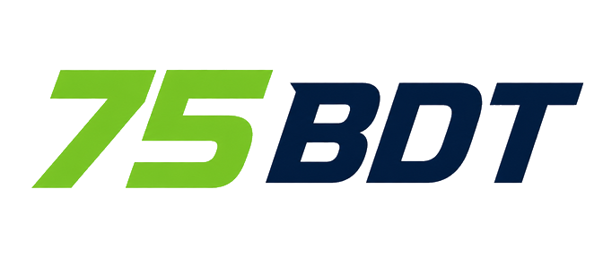 75 bdt neon brand logo for Bangladesh users